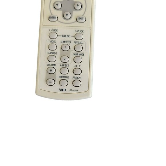 Genuine NEC Projector Remote Control RD-427E Tested And Works - Picture 3 of 3